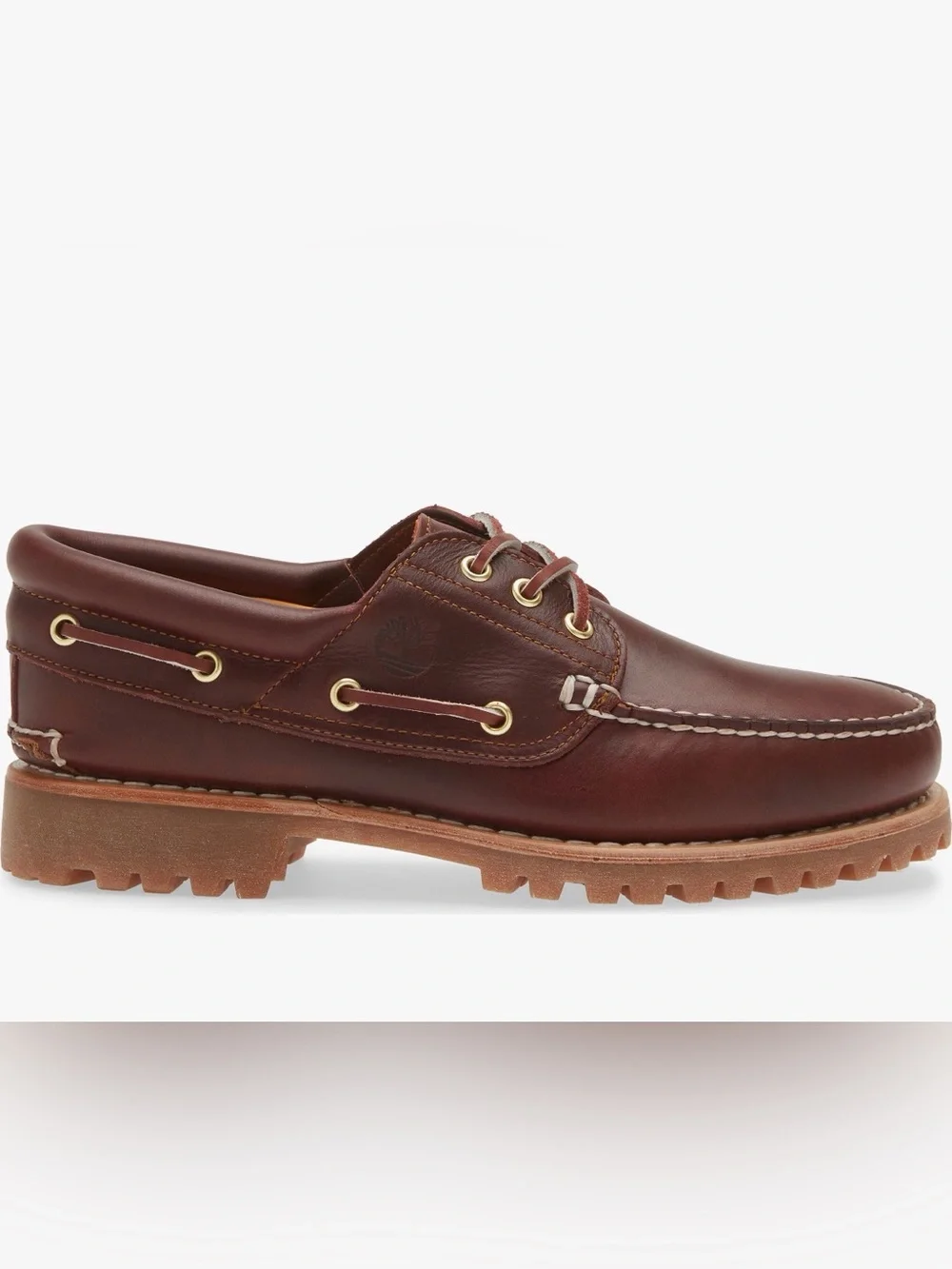 Timberland Authentic Boat Shoe 3 Eye Lug NEW Burgundy TB050009 648
